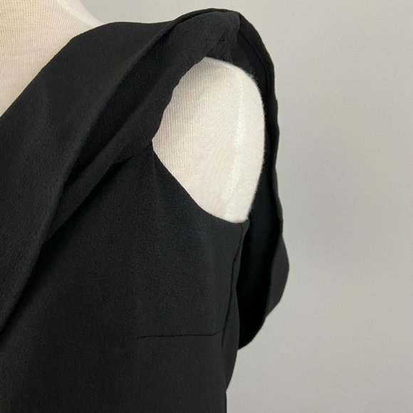 NWT CHARLES HENRY Off The Shoulder Black Dress (XS)‎ - Picture 7 of 13